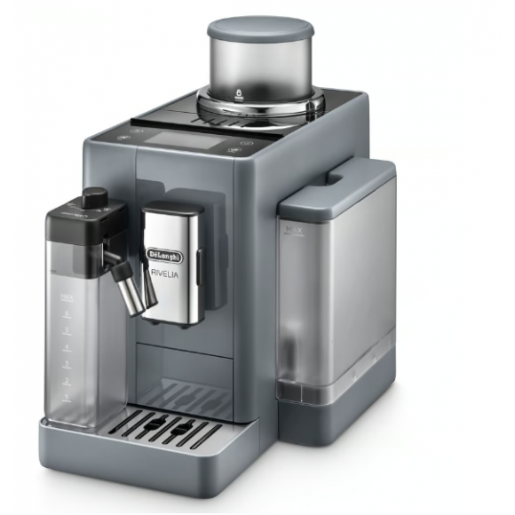 EXAM44055G Delonghi Rivelia Fully Automatic Coffee Machine - Pebble Grey